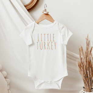 Boho Terracotta Minimal Kleine Türkei Erntedank Baby Strampler