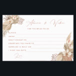 Boho Terracotta Pampas Grass Brautberatungskarte Flyer<br><div class="desc">Diese moderne Karte wurde für die Koordination mit unserer Boho Terracotta Pampas Grass Collection entwickelt und verfügt über Pampasgras in Terracotta-Farbtönen. Für eine erweiterte Anpassung dieses Designs,  z.B. das Ändern von Layout,  Schriftart oder Textgröße,  klicken Sie bitte auf die Schaltfläche "ANPASSEN"</div>