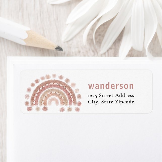 Boho terracotta Regenbogen gemütlich (Insitu)