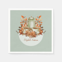 Boho Terracotta Sage Tee Party Florenz