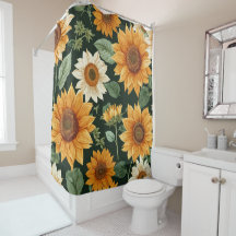 Boho Terracotta Vintag Sonnenblumenmuster