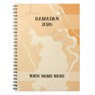 Boho Terrakotta Ramadan Notizblock
