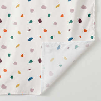 Boho Terrazzo Dots Wall Tapestry Wandteppich