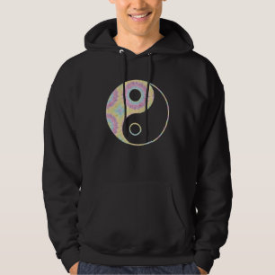 Boho-Tie-Dye-Hippie-Retro-Yin-Yang-Zen-Yoga Hoodie