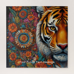 Boho Tiger Mandala Puzzle