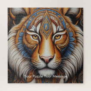 Boho Tiger Mandala Puzzle