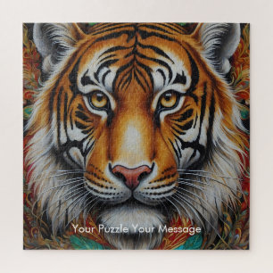 Boho Tiger Mandala Puzzle