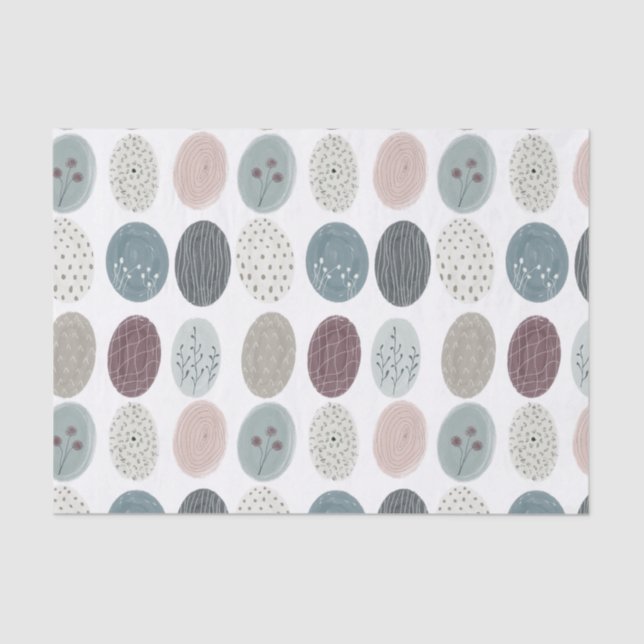 Boho Tissue Paper Feminine und Baby Seidenpapier (Vorderseite)