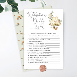 Boho Trainingscore Wer kennt Daddy best baby Dusch