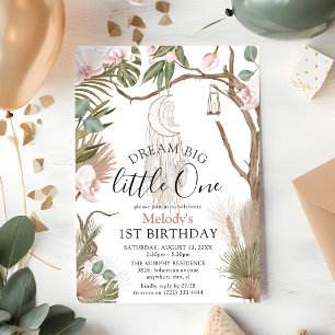 Boho-Träumerei Big Boho Botanical 1. Geburtstag Einladung