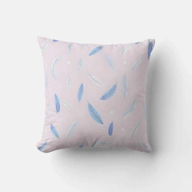 Boho-Trend-Federn Luxus-Kollektion Kissen (Vorderseite)