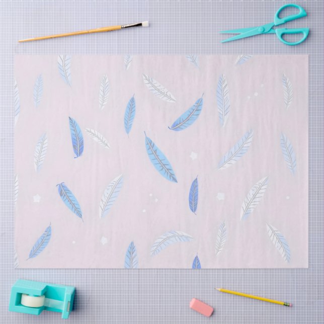 Boho Trendy Feathers Luxury Collection Seidenpapier (Basteln)