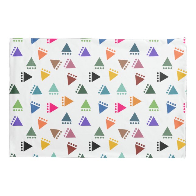 Boho Triangle Kissenbezug (Rückseite)