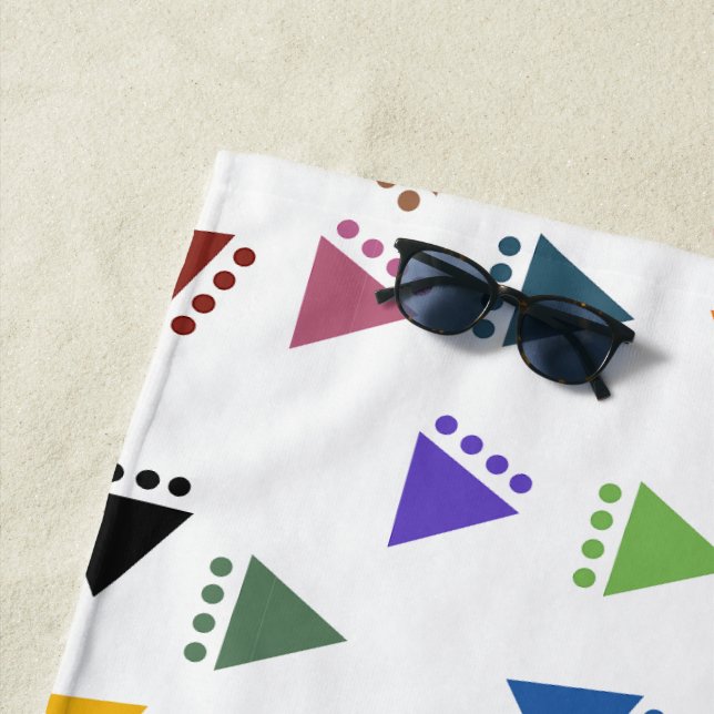 Boho Triangle Strandtuch (Beispiel)