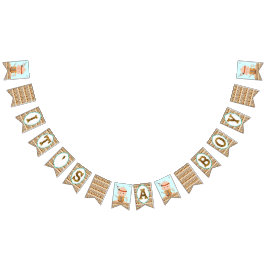 Boho Tribal Baby Showbanner Wimpelkette