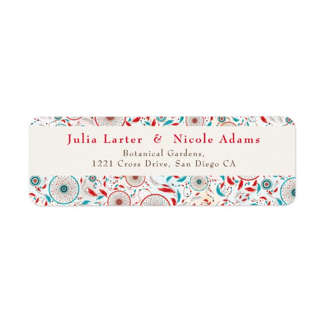 Boho Tribal feather Dreamcatcher Wedding (Vorne)