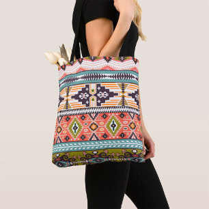 Boho Tribal Geometric Muster Südwestaztec