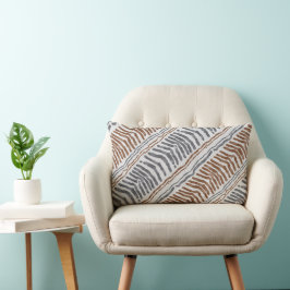 Boho-Tribal-Gestreifte Lendenkissen