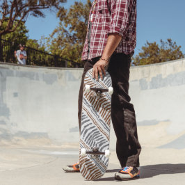 Boho-Tribal-Gestreifter Skateboard