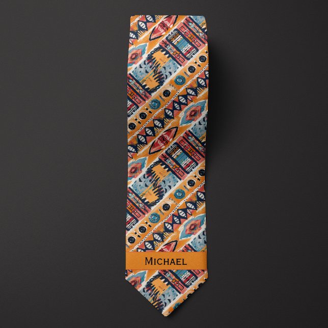 Boho Tribal Inspiriert Design Krawatte (Von Creator hochgeladen)