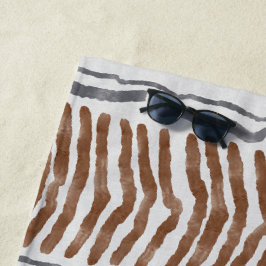 Boho-Tribal-Streifen-Strandtuch Strandtuch