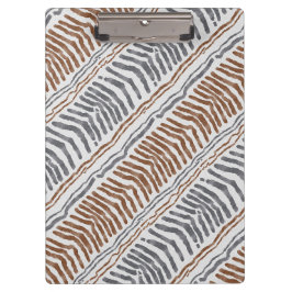 Boho-Tribal-Striped Klemmbrett