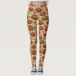 Boho-Tropenfische Leggings