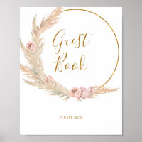 Boho Tropical Botanical | Gast Book Sign