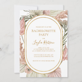 Boho Tropical Botanical | JUNGGESELINNEN-ABSCHIED Einladung