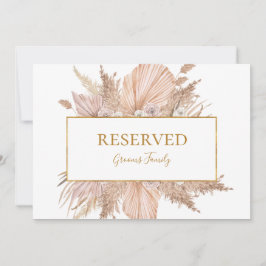 Boho Tropical Botanical | Reserviertes Zeichen