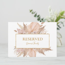 Boho Tropical Botanical | Reserviertes Zeichen