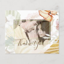 BOHO Tropical Pampas Grass Wedding