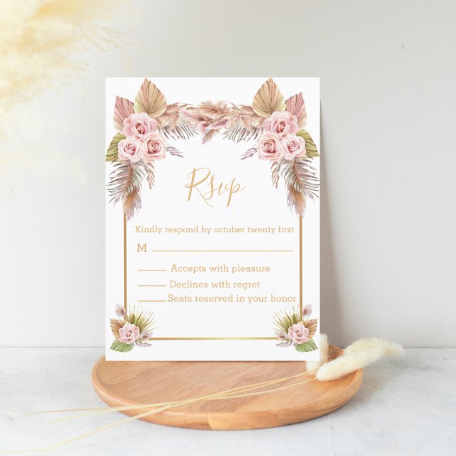 Boho tropische uAwg Postkarte (Von Creator hochgeladen)
