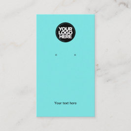 Boho Turquoise Earring Display Card Visitenkarte