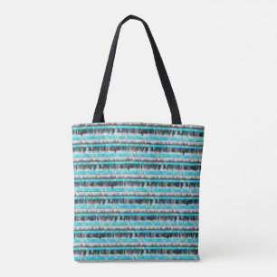 Boho Turquoise, White, Black & Brown