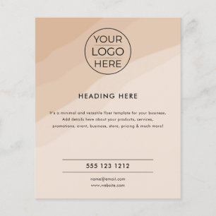 Boho-Tutor-Flugblatt Sorgfältig verpackt Flyer