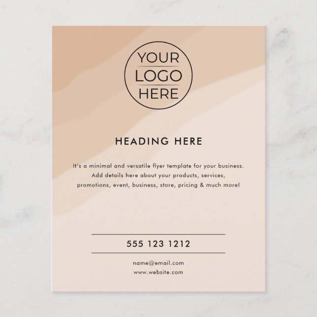 Boho-Tutor-Flugblatt | Sorgfältig verpackt Flyer (Vorne)