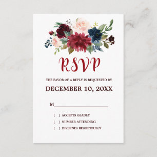 Boho-UAWG RSVP Karte