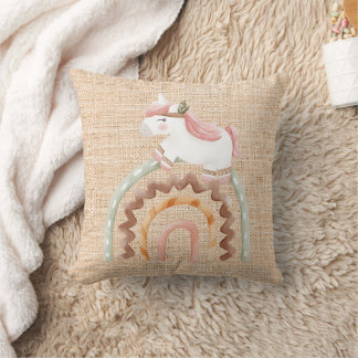 Boho unicorn Regenbogenwurfkissen Kissen