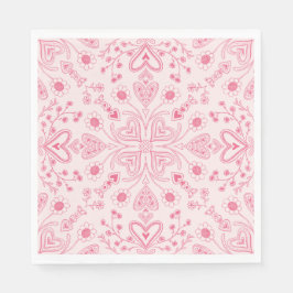 Boho Valentine Garden Serviette