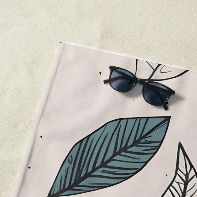 Boho verlasse art strandtuch (Beispiel)