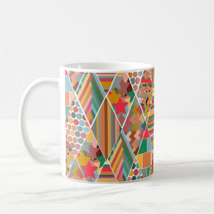 Boho-Verrückt-Quilt-Kaffeetasse Kaffeetasse