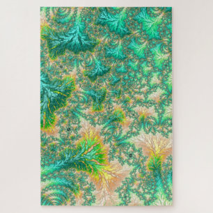 Boho-verschwommene, trippige, fraktale, abstrakte  puzzle