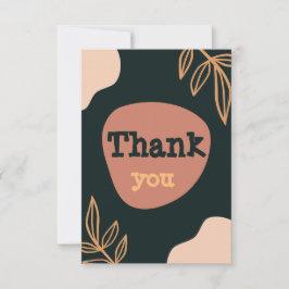 Boho vielen Dank Dankeskarte