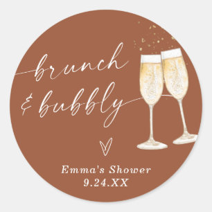 Boho Vielen Dank für den Sticker   Modern Terracot