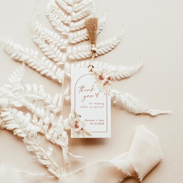 Boho Vielen Dank für Ihre Unterstützung Tag Geschenkanhänger (Von Creator hochgeladen)