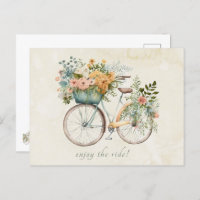Boho Vintag Bicycle mit Blume Basket