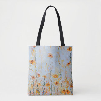 Boho Vintag Blue Wildblumen