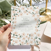 Boho Vintag Floral Baby Dusche