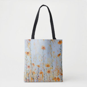 Boho Vintage Blaue Wildblumen